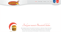 Desktop Screenshot of brewsterschicken.com